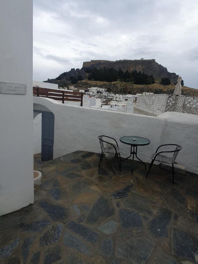 Toulipa Lindos Apartment Bagian luar foto